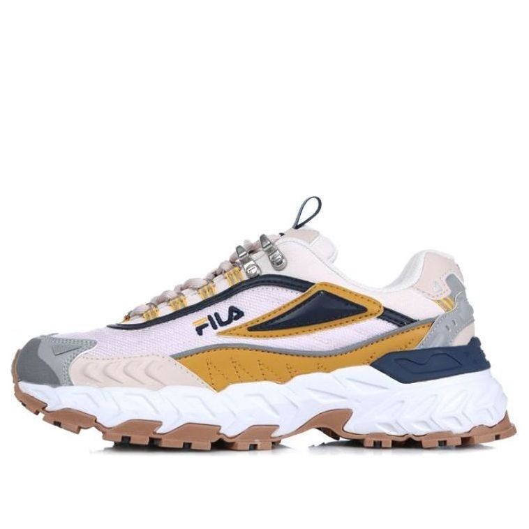 (WMNS) FILA Encapsulation Series Running Shoes Yellow Pink Korean Version 1JM00793_920