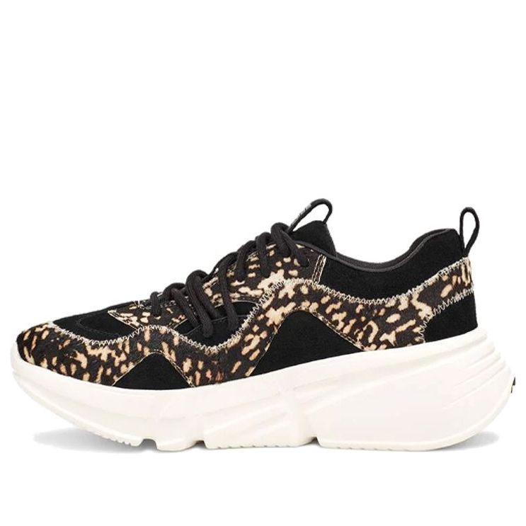(WMNS) UGG Calle Lace 'Black Beige' 1123931-BLK