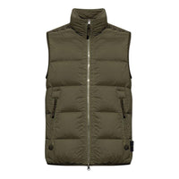 STONE ISLAND Logo Patch Puffer Gilet 'Olive Green' 7915G1428-V0058
