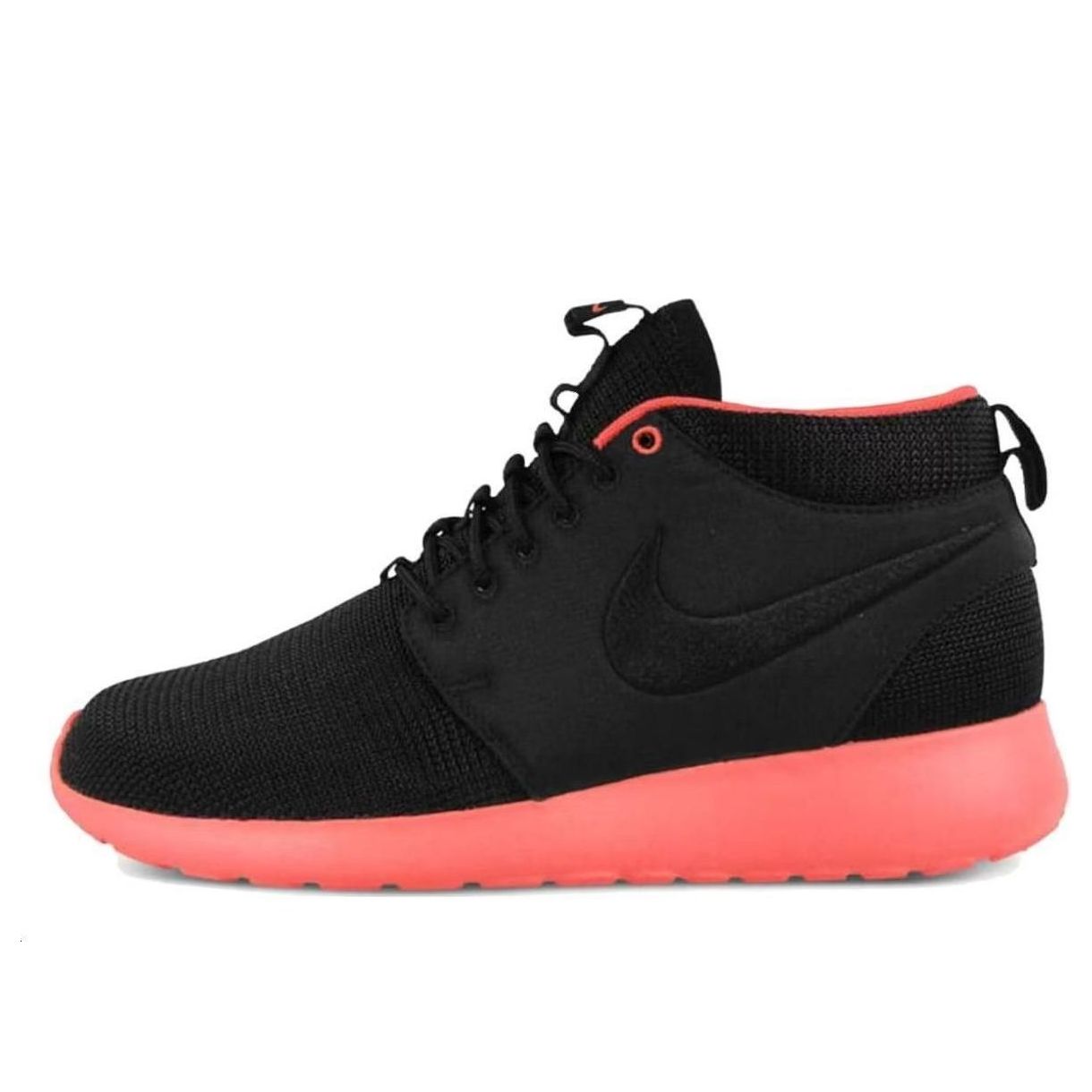 Nike Rosherun Mid 'Black Atomic Red' 599501-006