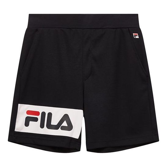 FILA Athleisure Casual Sports Knit Shorts Blue F61M928603F