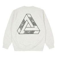 PALACE Outliner MIT Desigher Crew 'Light Grey Marl' P20CS145