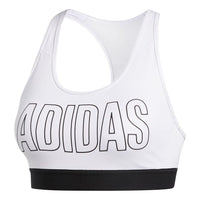 (WMNS) adidas Don't Rest Alphaskin Padded Bra 'White Black' FU4032