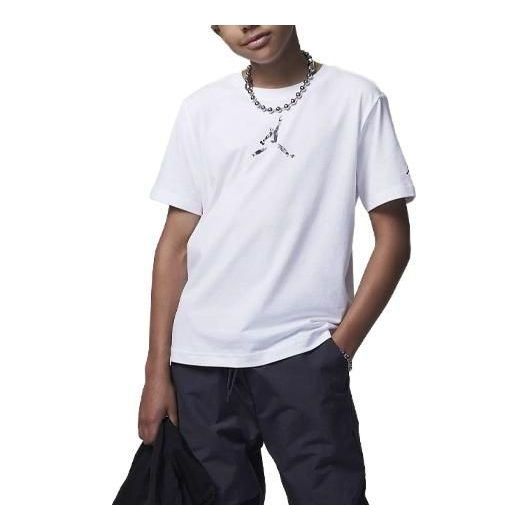(GS) Air Jordan Anti-Gravity Machines T-Shirt 'White' 95C737-001