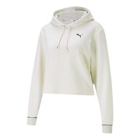 (WMNS) PUMA Style Cat Hoodie 'White Black' 587162-05
