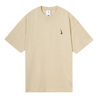 Nike x Billie Eilish Crossover SS22 Solid Color Loose Cozy Short Sleeve Asia Edition Couple Style Brown DQ7756-202