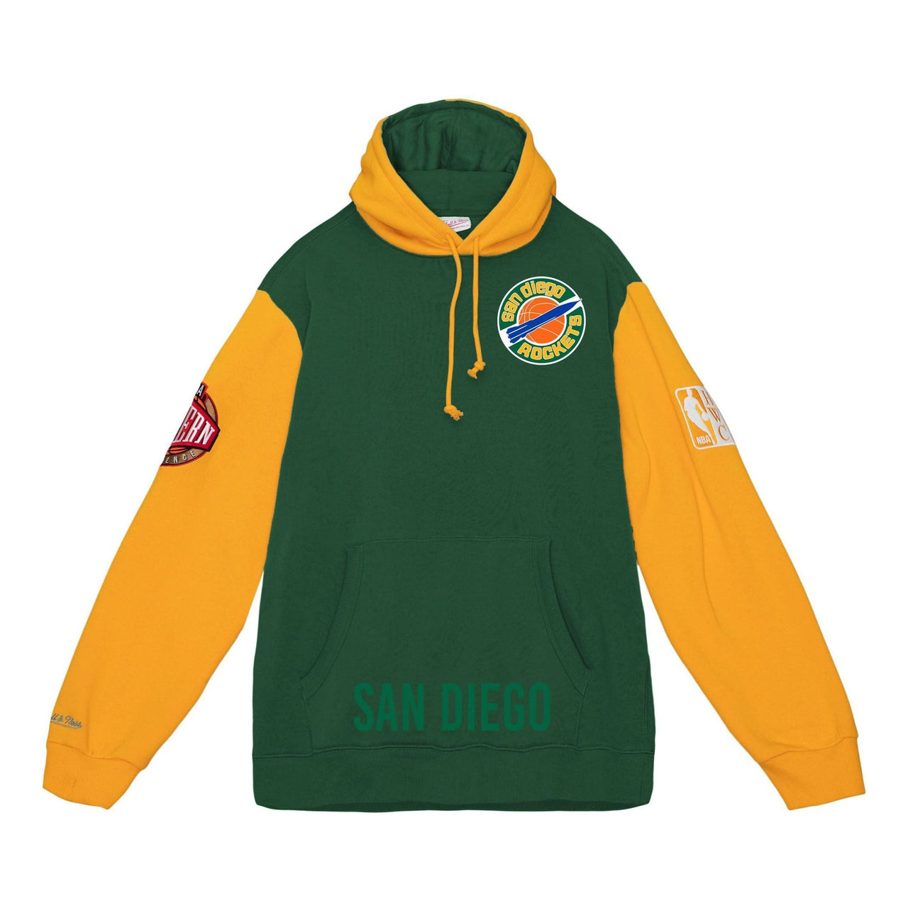 Mitchell & Ness x NBA HWC Night Fleece Hoodie 'San Diego Rockets' FPHD5378-SDRYYPPPDKGN