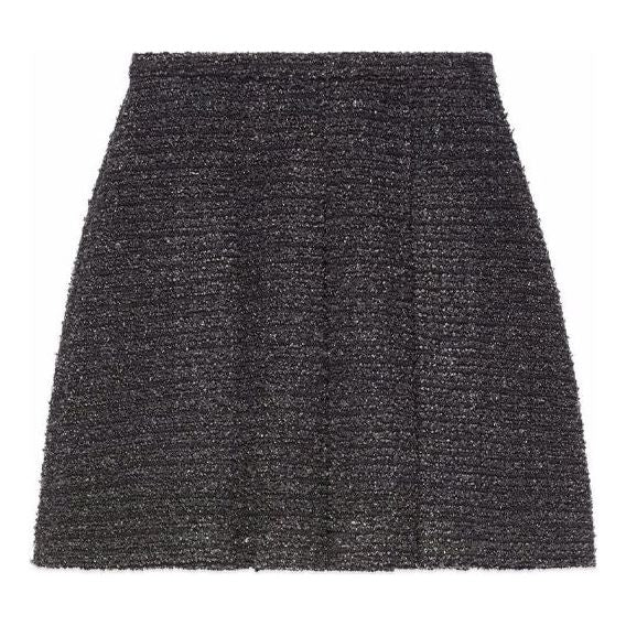 (WMNS) Gucci Melange Tweed Skirt 'Grey' 681234-ZAHVT-1094
