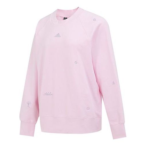 (WMNS) adidas BLUV Q1 Sweaters 'Pink' IC0812