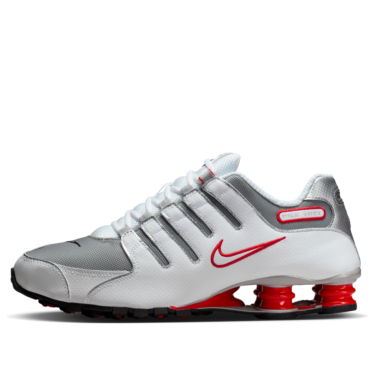 Nike Shox NZ 'White Sport Red Cool Grey' 378341-104