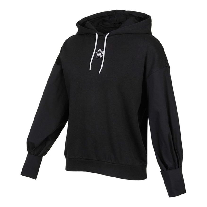 (WMNS) Nike Sportswear Icon Clash Embroidery Logo Hoodie 'Black' DD5053-010
