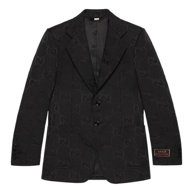 Gucci Jumbo GG Canvas Jacket 'Black' 680759-ZAHT6-1000