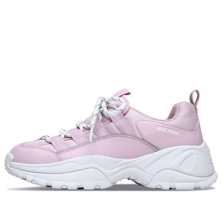 (WMNS) Skechers Kozmiks Low-Top Daddy Shoes Pink/White 13410-LTPK