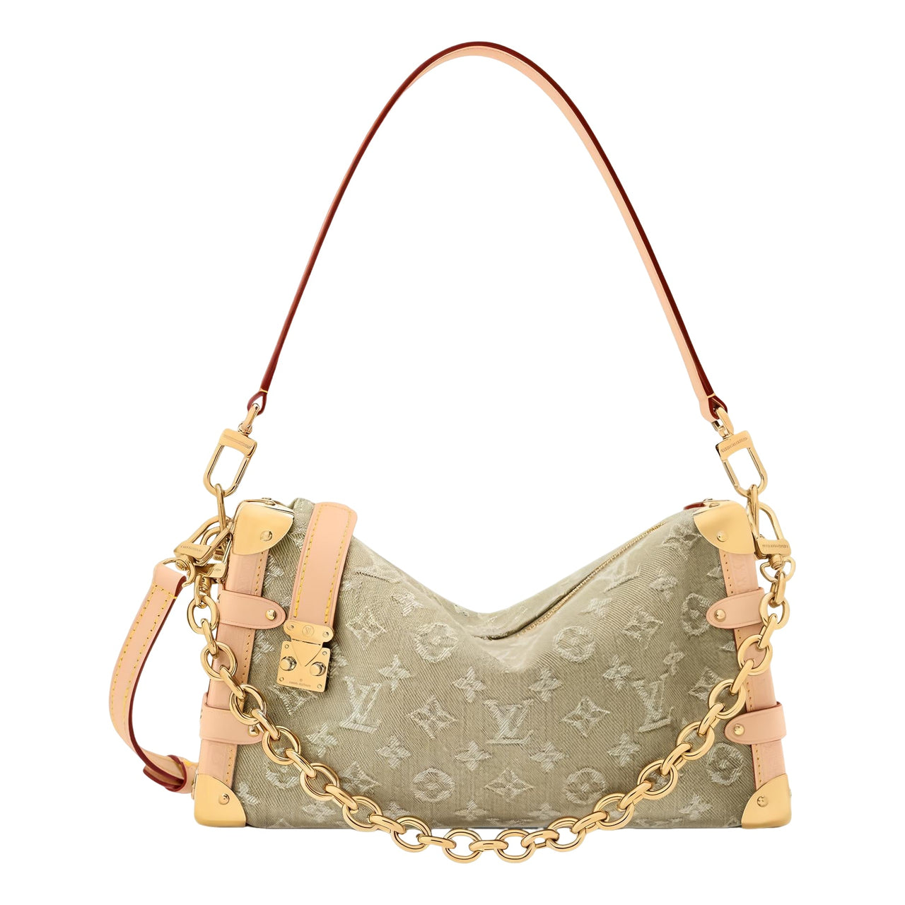 (WMNS) LOUIS VUITTON Side Trunk MM East West 'Green' M27451