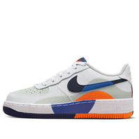(GS) Nike Air Force 1 LV8 'White Black Blue' FN4730-002