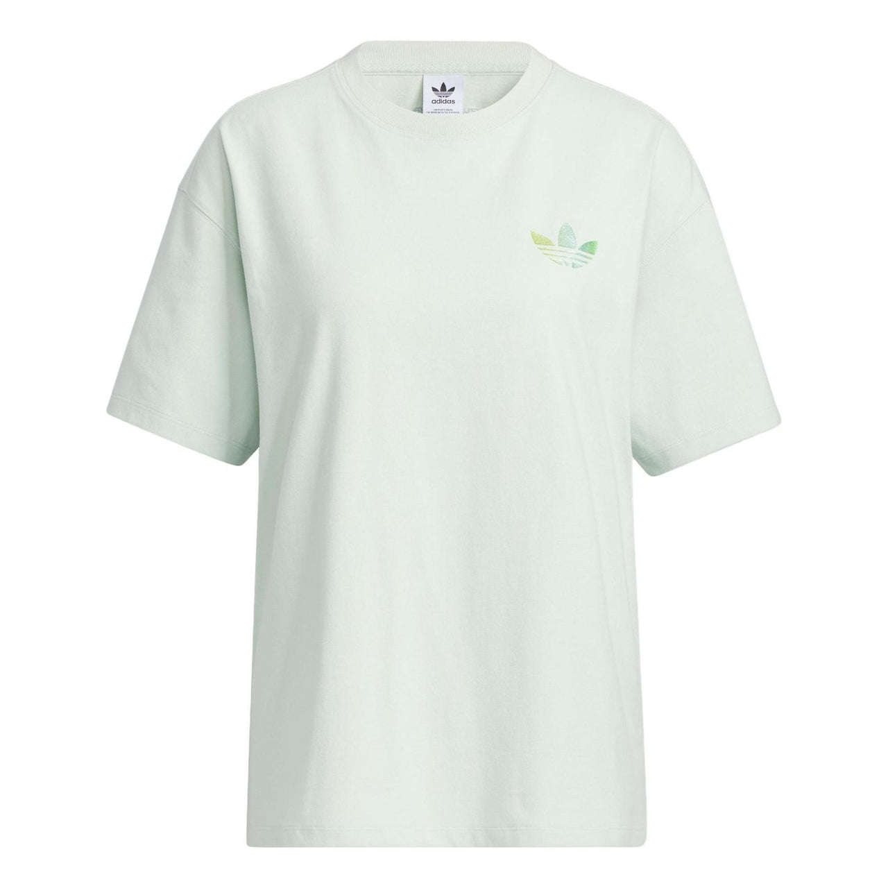 (WMNS) adidas originals Short Sleeve T-Shirt 'Green' IK8627