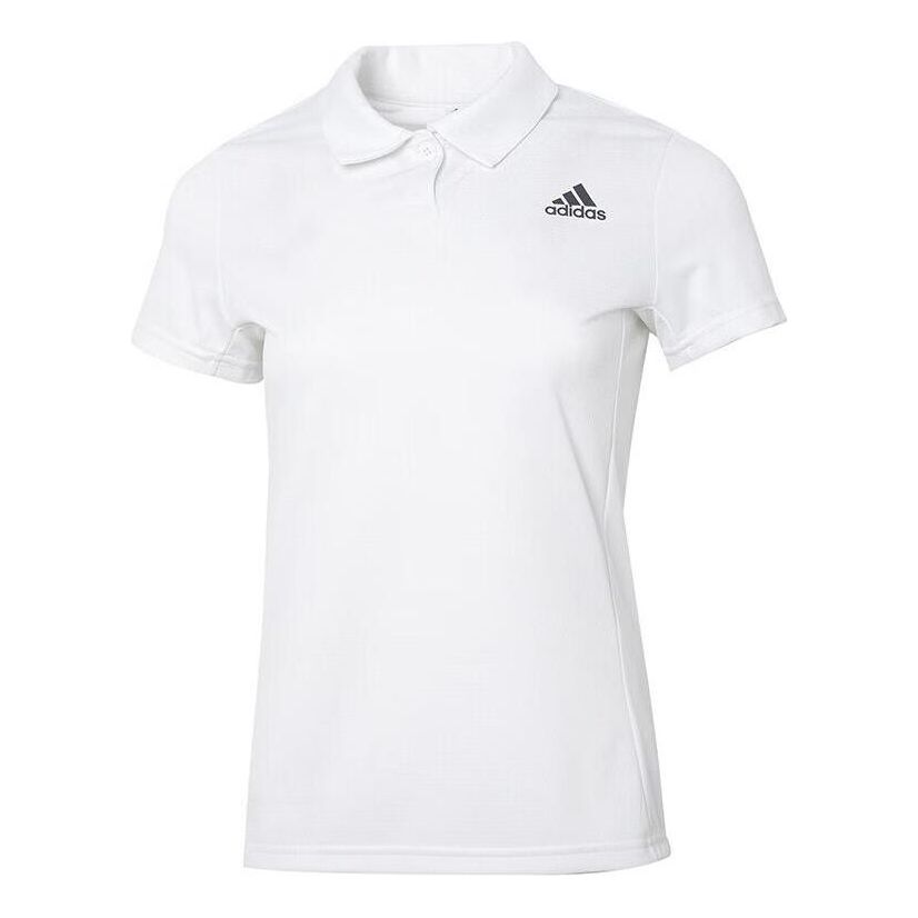(WMNS) adidas HEAR.RDY Polo Shirt Asia Sizing 'White' HC2718