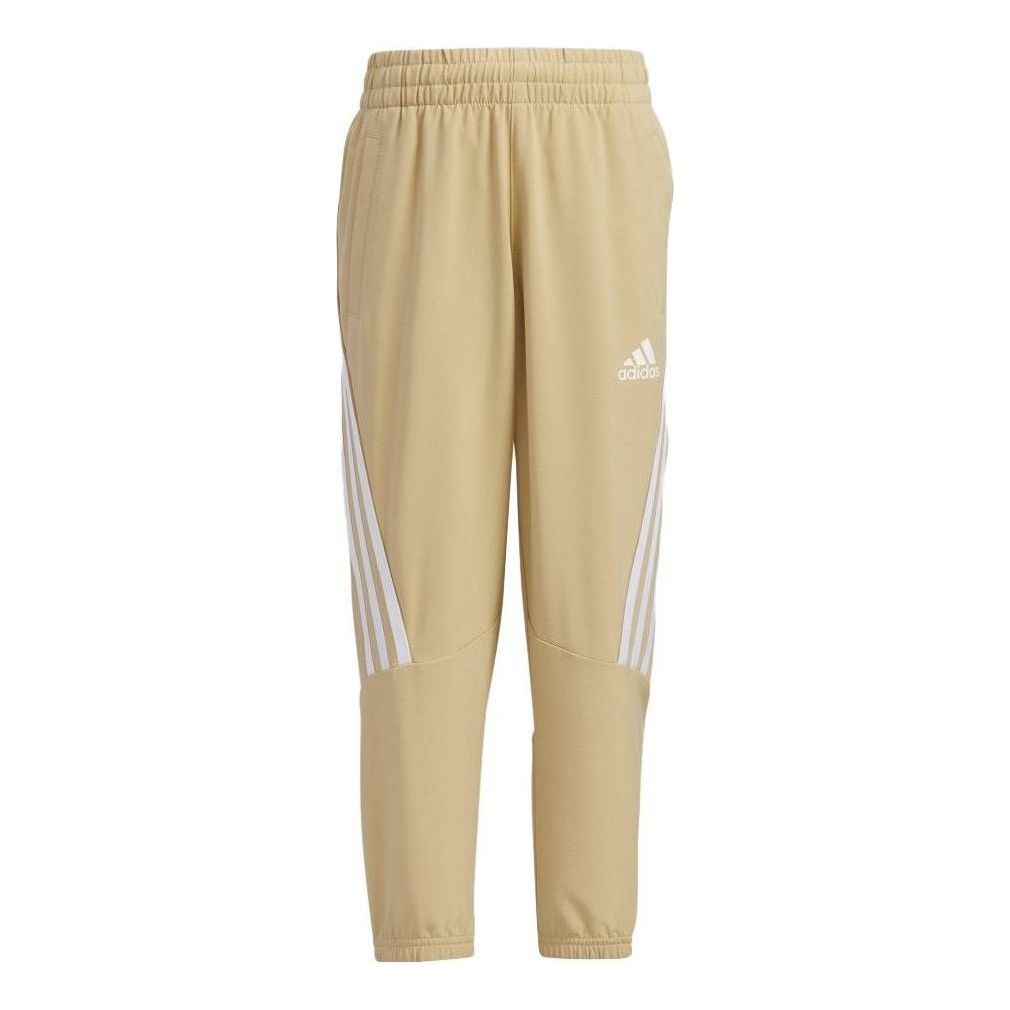 (PS) adidas 3-Stripe Quick-Dry Sports Pants 'Tan' IA8251