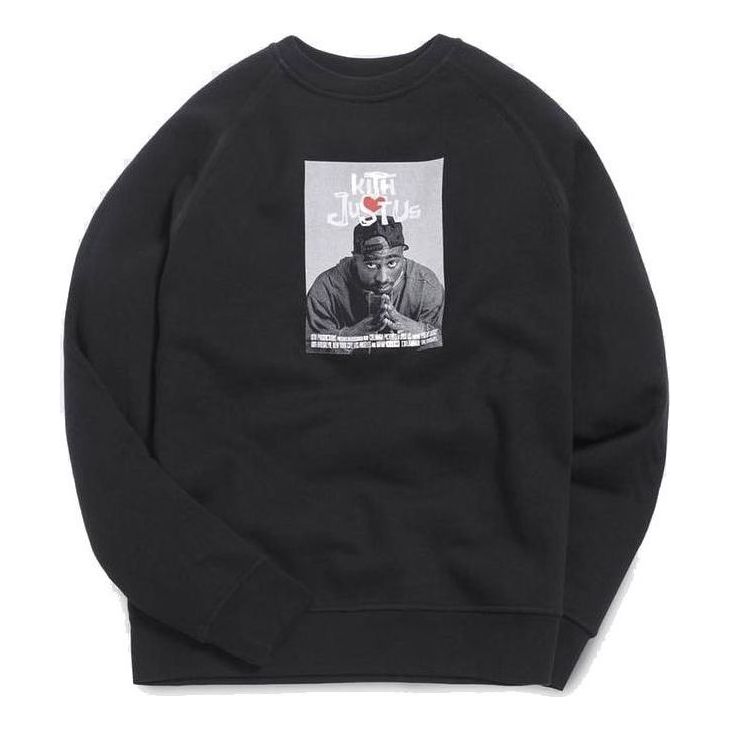 KITH x Poetic Justice Crewneck 'Black' KH-FW18-013