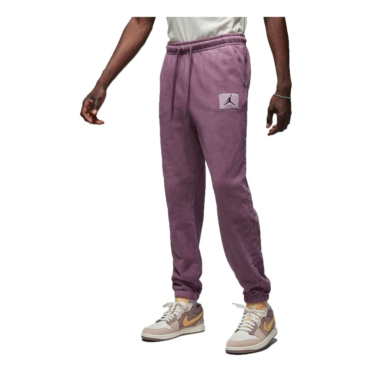 Air Jordan Essentials Fleece Washed Pants 'Mauve' FB7298-508