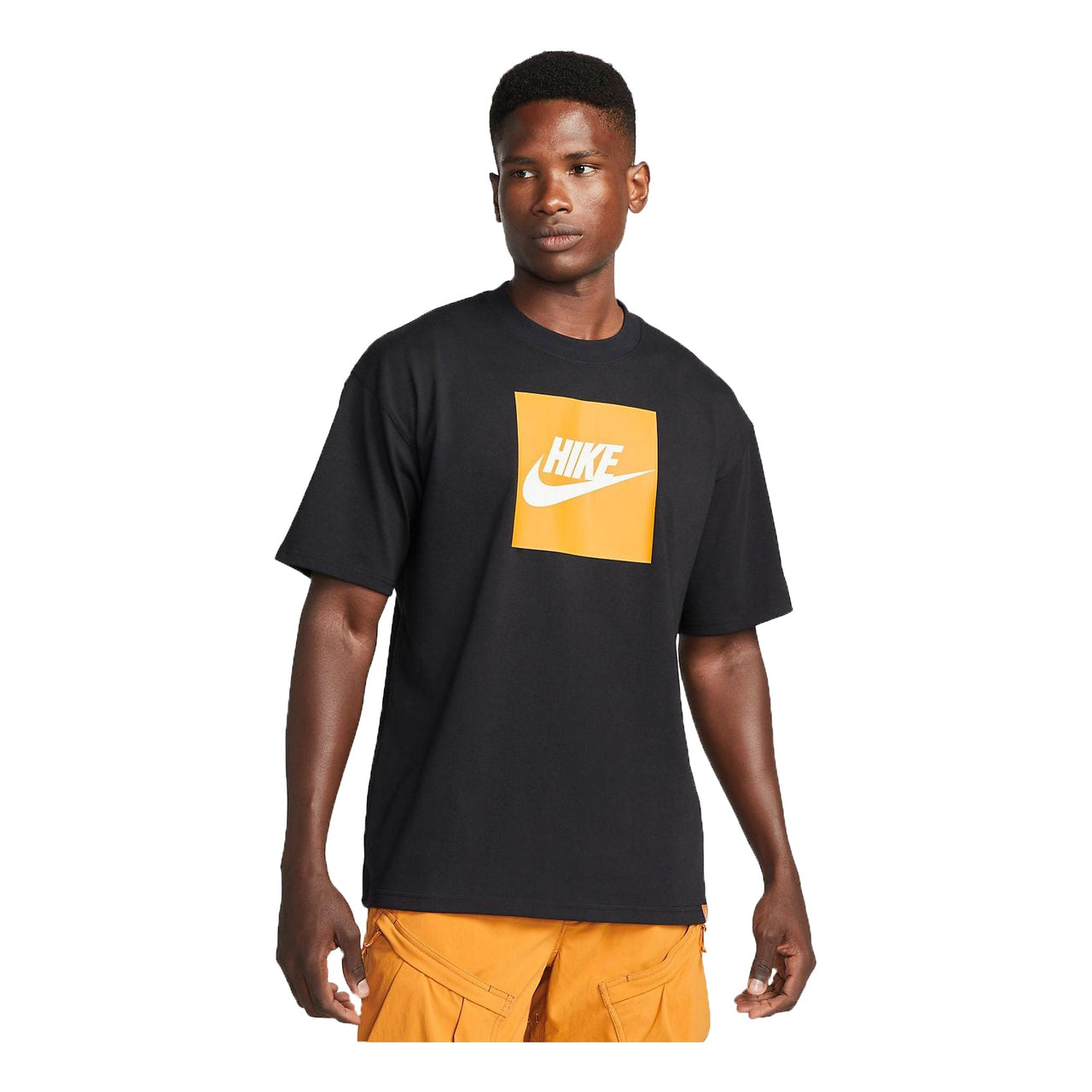Nike ACG High Box Logo Tee 'Black Orange' DR7755-010
