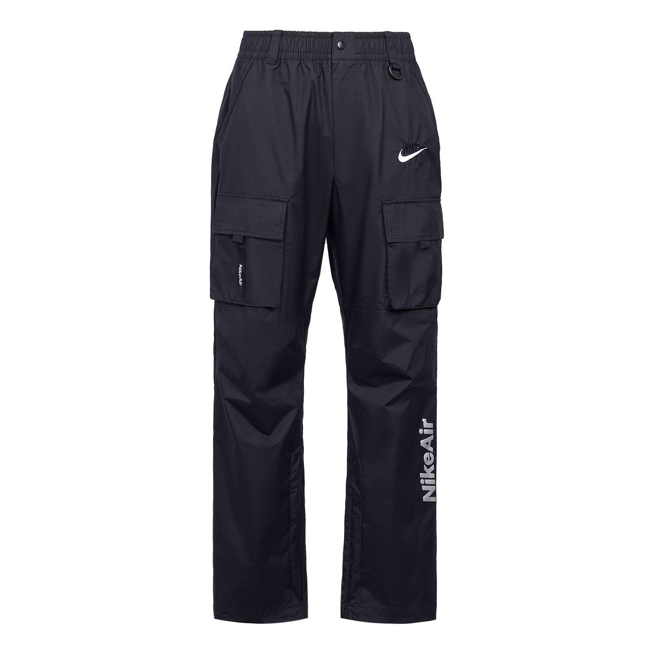 Nike Air Solid Color logo Multiple Pockets Pants Black CU4172-010