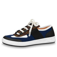 LOUIS VUITTON Lous Sneakers 'Blue Black with Brown Monogram' 1ABIIU