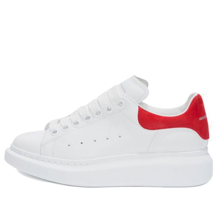(WMNS) Alexander McQueen Oversized Sneaker 'White Red' 462214WHGP79676