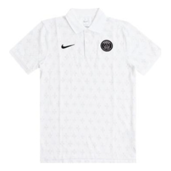 Nike x Paris Saint-Germain Slim Fit Polo Shirt Asia Sizing 'White' CW5310-100
