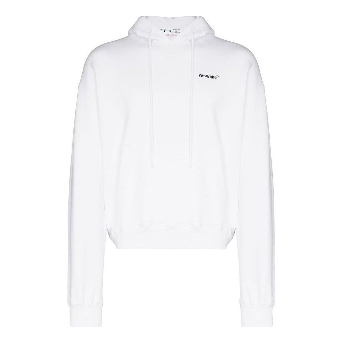 Men's Off-White SS22 Solid Color Short Casual Long Sleeves Version White OMBB037C99FLE0030110WHITE
