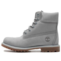 (WMNS) Timberland 50th Anniversary Edition 6 Inch Waterproof Boots 'Light Grey Nubuck' A4326EA3