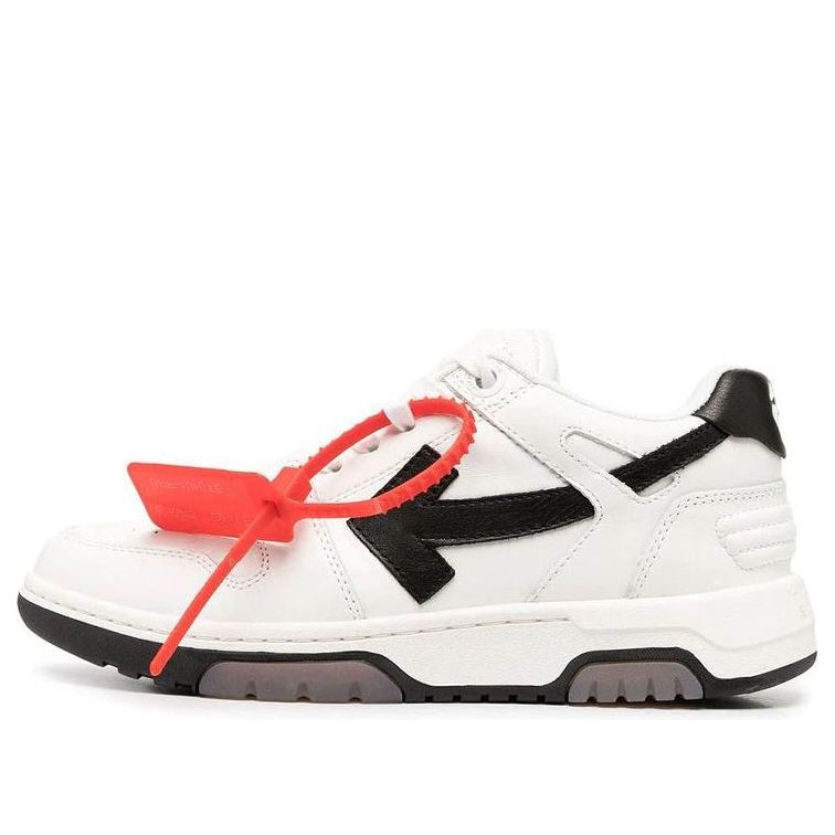 (WMNS) Off-White Out Of Office Low-Casual Shoes Black/White OWIA259R21LEA00101100