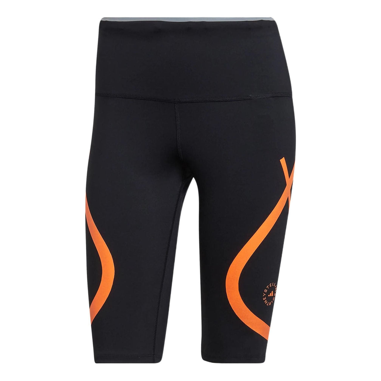 (WMNS) adidas by Stella McCartney TruePace Short Running Tights Asia Sizing 'Black Orange' HB6082