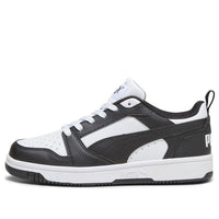 (GS) PUMA Rebound v6 'White Black' 393833-01