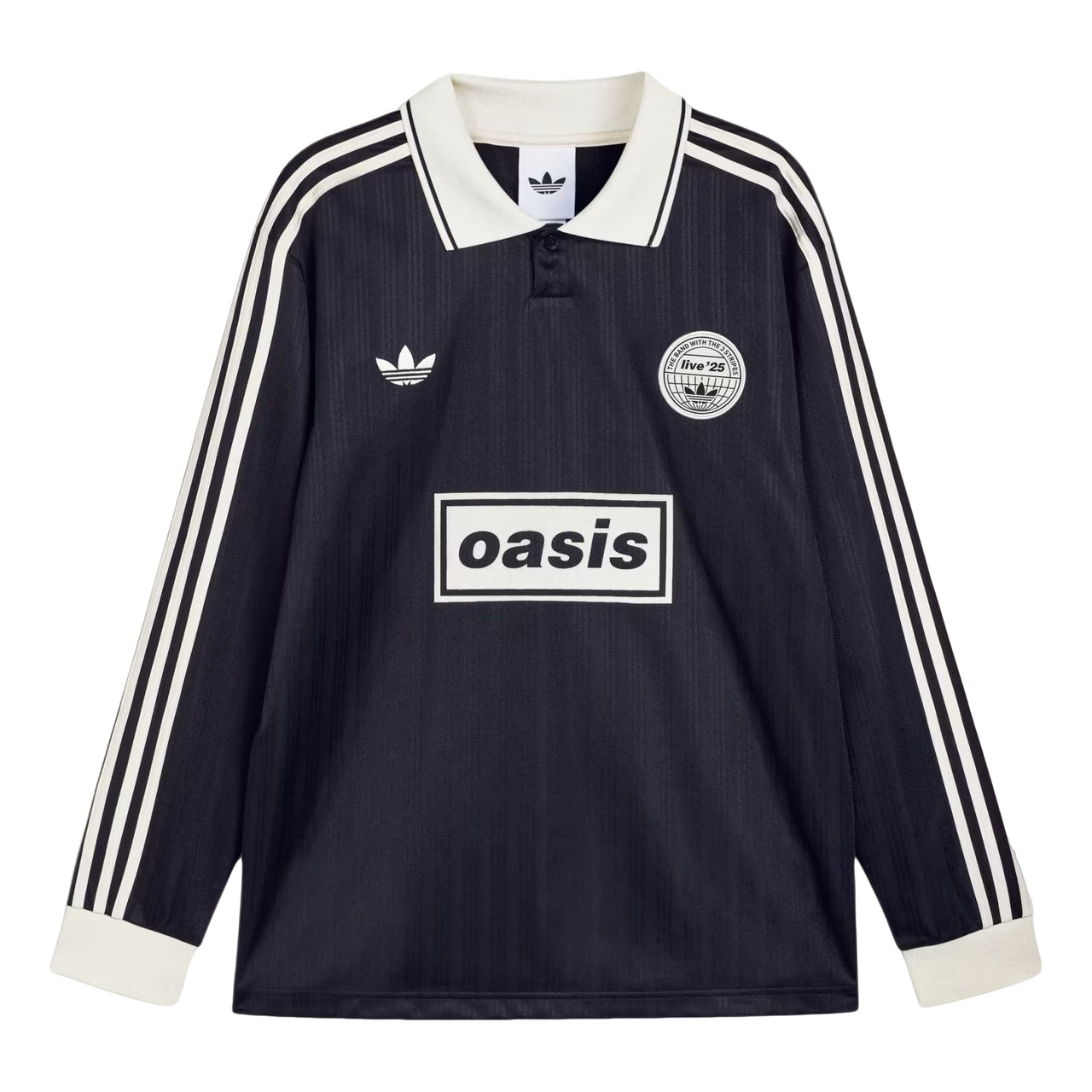 adidas Tour Jacquard Jersey 'Black Cream White' KY8722