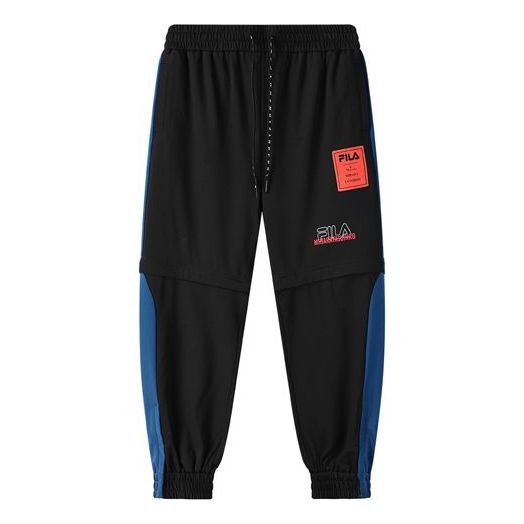 FILA x MIHARA YASUHIRO Jointly Signed Detachable Knit Ankle Banded Causual Long Pant Male Black F11M123601F-BK