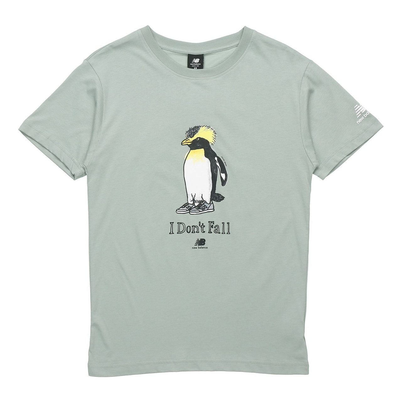 New Balance Casual Graphic Print T-Shirt Asia Sizing 'Green' AMT12340-LIH