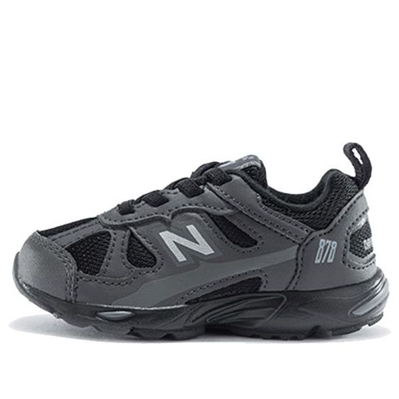(TD) New Balance 878 Series Running Shoes Black/Grey IV878KOC