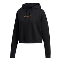 (WMNS) adidas neo C+ Fleece Hdy Sports Pullover Black FP7422