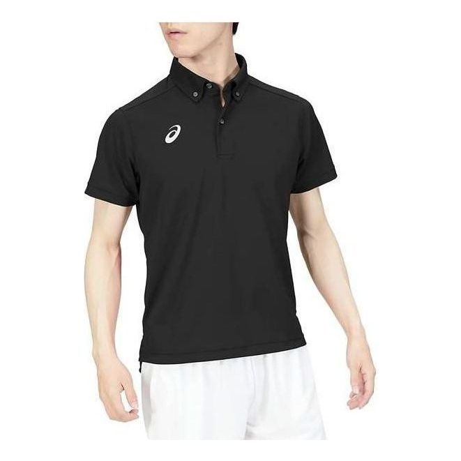 ASICS Short Sleeve Polo Shirt 'Black' 2031D920-001