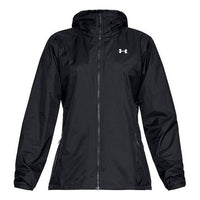 (WMNS) Under Armour Forefront Rain Jacket Black 1321443-001