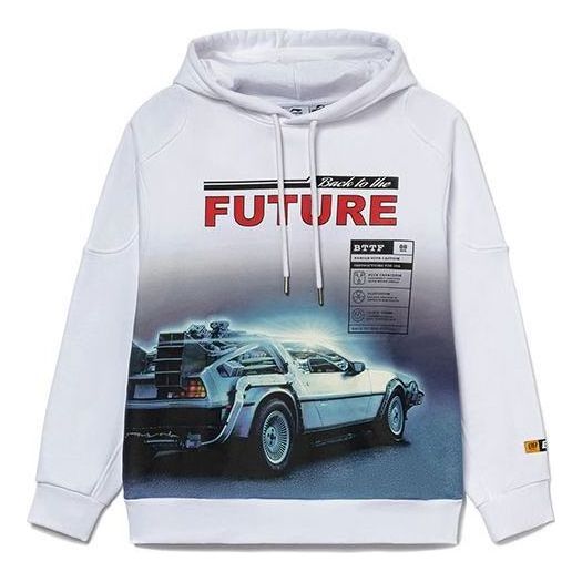 Li-Ning x Back To The Future Crossover Funny Printing Pullover Sports 'White' AWDRB01-3
