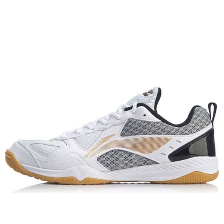 Li-Ning Ma Long Signature Table Tennis Shoes 'White Black' APTP001-4