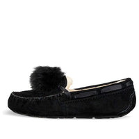 (WMNS) UGG Ansley Bow Glimmer Fleece Lined Shoe Black 1019015-BLK