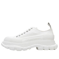 (WMNS) Alexander McQueen Tread Slick Low Lace Up 'White White' 611705W4MV29000