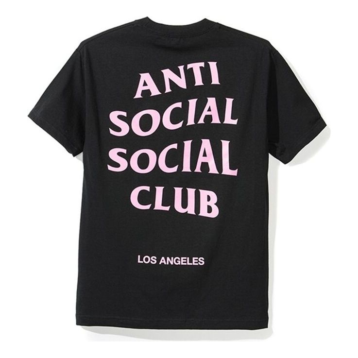 ANTI SOCIAL SOCIAL CLUB City Logo Short Sleeve Unisex Black ASST249