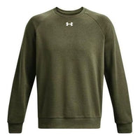 Under Armour Rival Fleece Crew Top 'Olive Green' 1379755-390