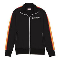 PALM ANGELS Black Rainbow Track Jacket Stripe PMBD001S193840031088