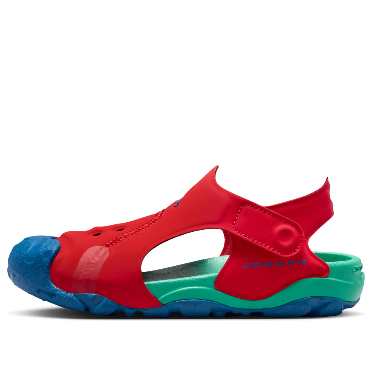 (PS) Jordan OTDR Sandals 'University Red Kinetic Green' HV8552-603