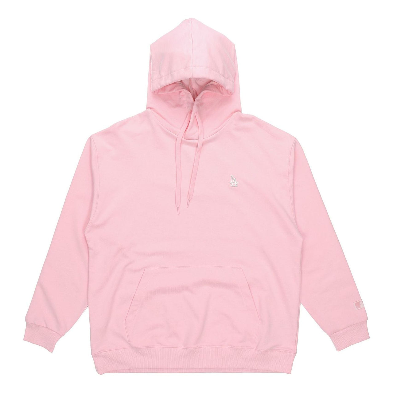 MLB Los Angeles Dodgers Basic Large Logo Printing Sports hooded Long Sleeves Unisex Pink 31HD03011-07P